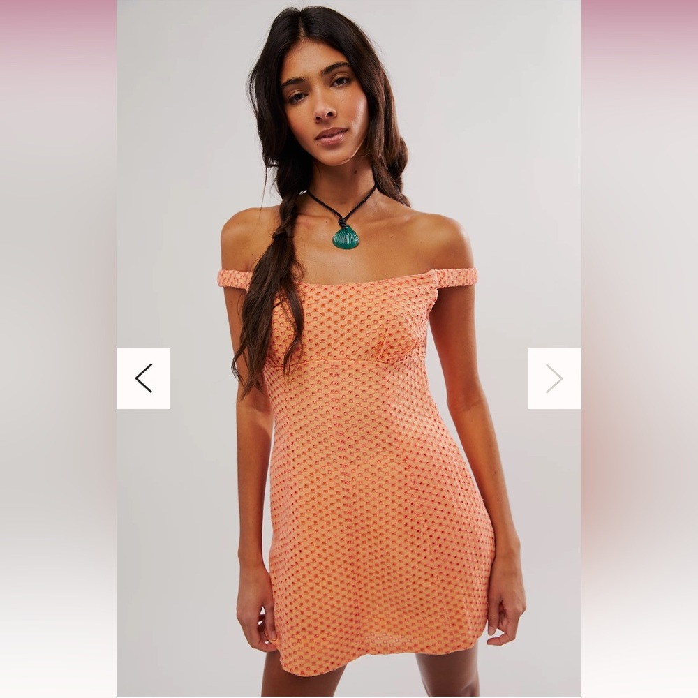 FREE PEOPLE BERRY KISS MINI DRESS